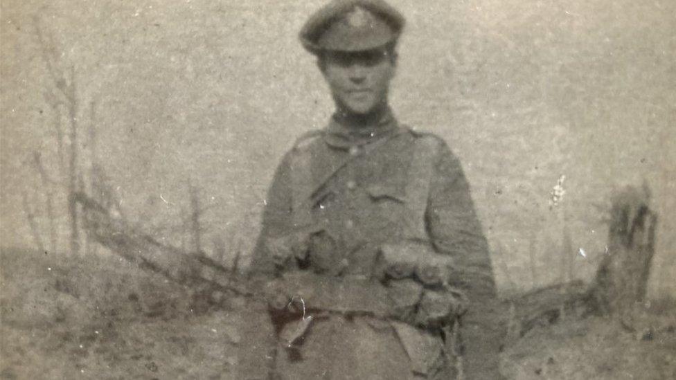 Black and white photo of Sgt Bill Taylor