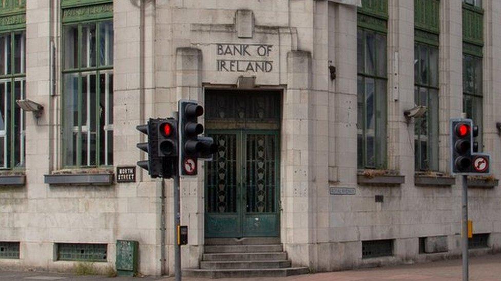 The former Bank of Ireland building in Belfast's Royal Avenue