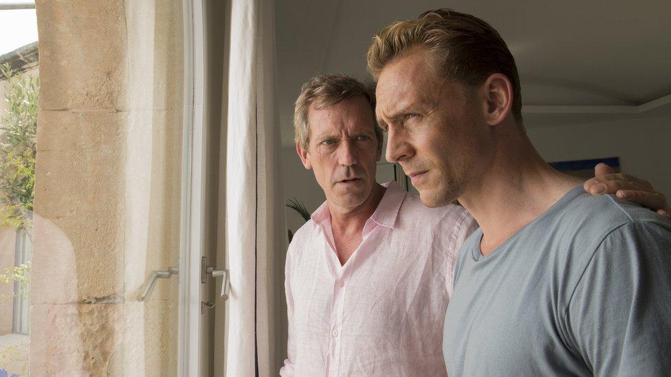 Hugh Laurie and Tom Hiddleston in The Night Manager