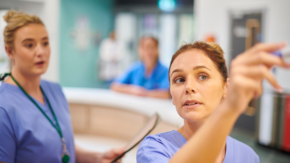 Hospital scene