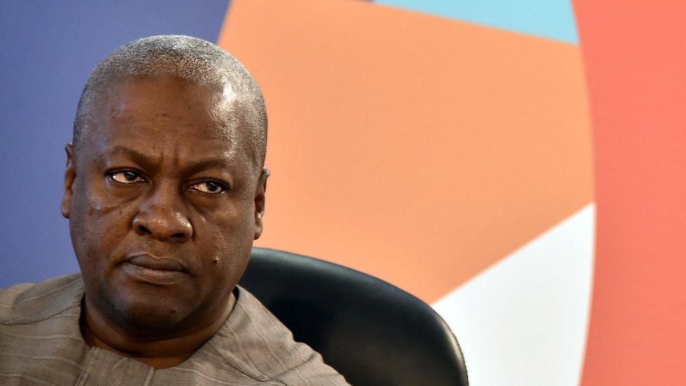 Ghanaian President Mahama