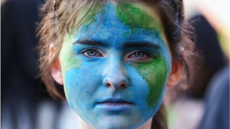 Protestiwr amgylcheddol yn Seland Newydd