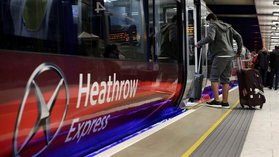 Heathrow Express train