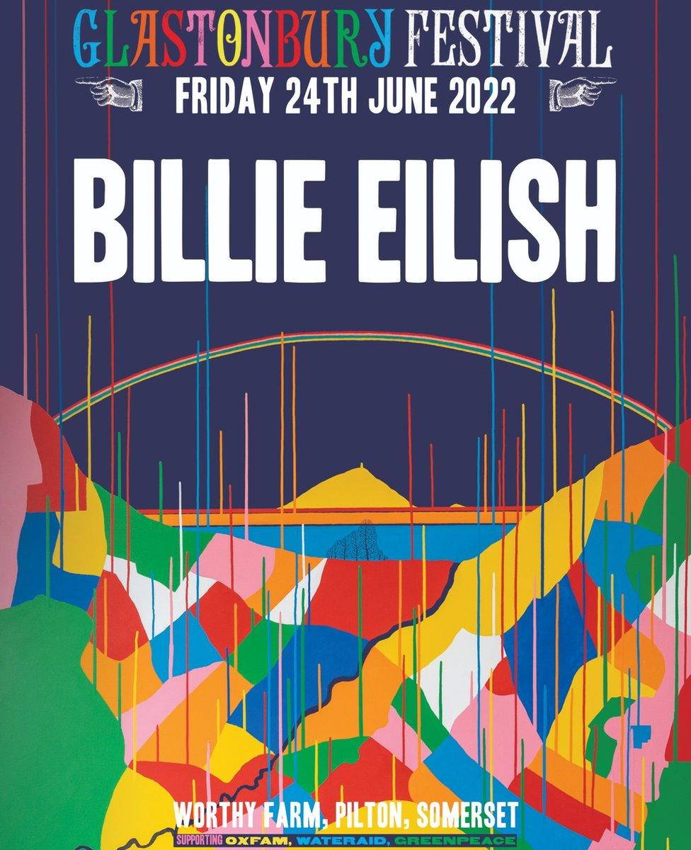 Glastonbury Festival poster