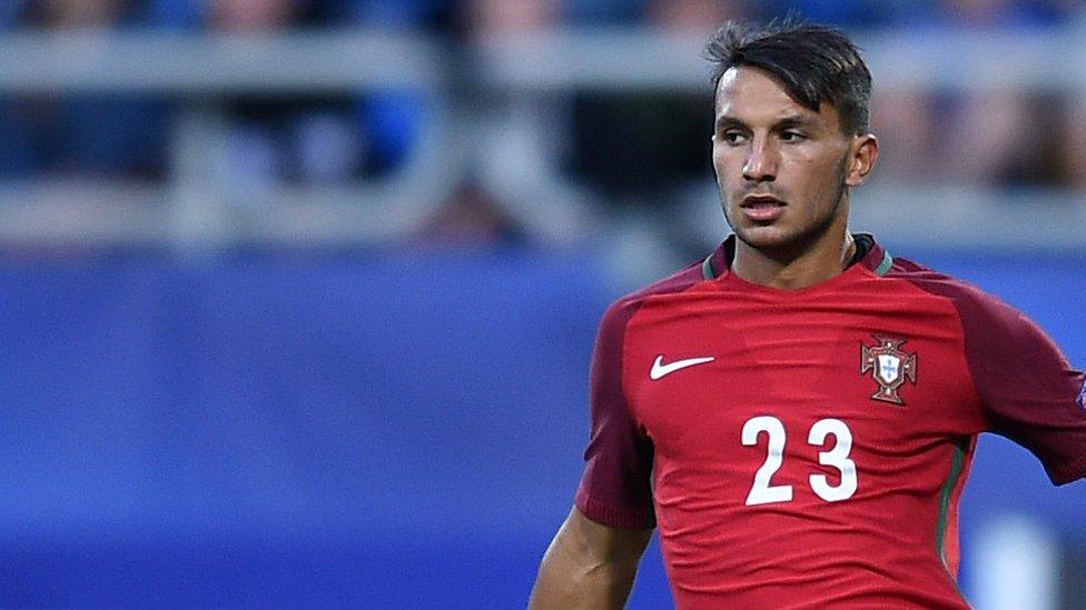 Joao Carvalho in action for Benfica