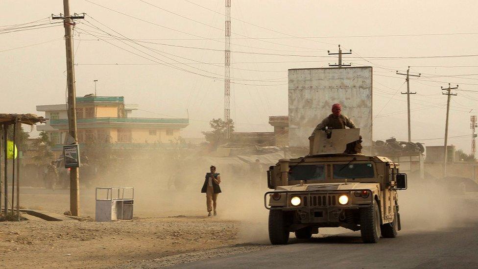 Afghan security forces in Kunduz. 29 Sept 2015