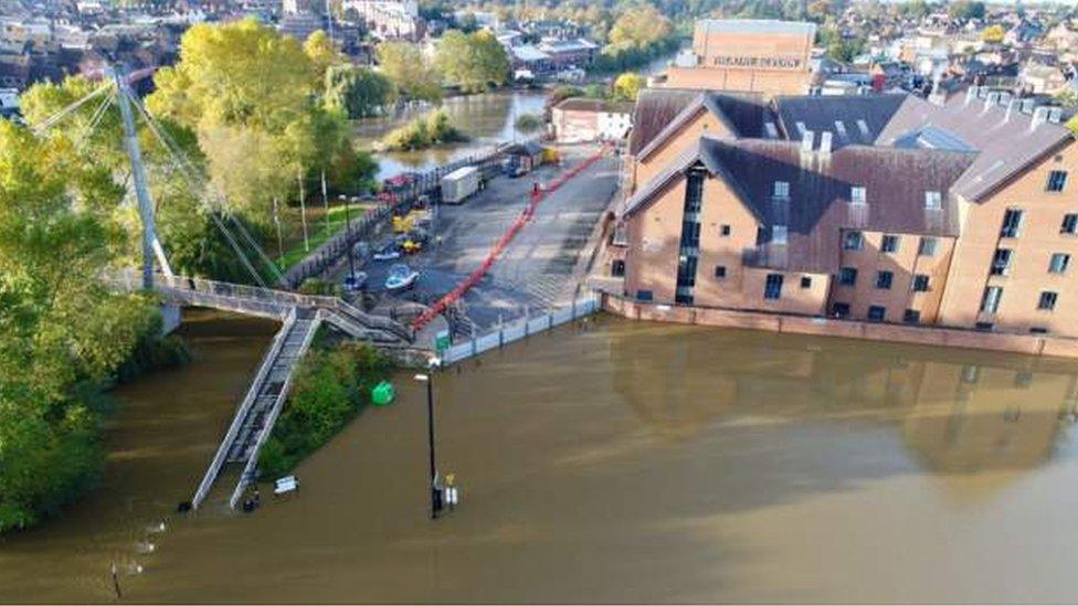 Flooding in Shrewsbury