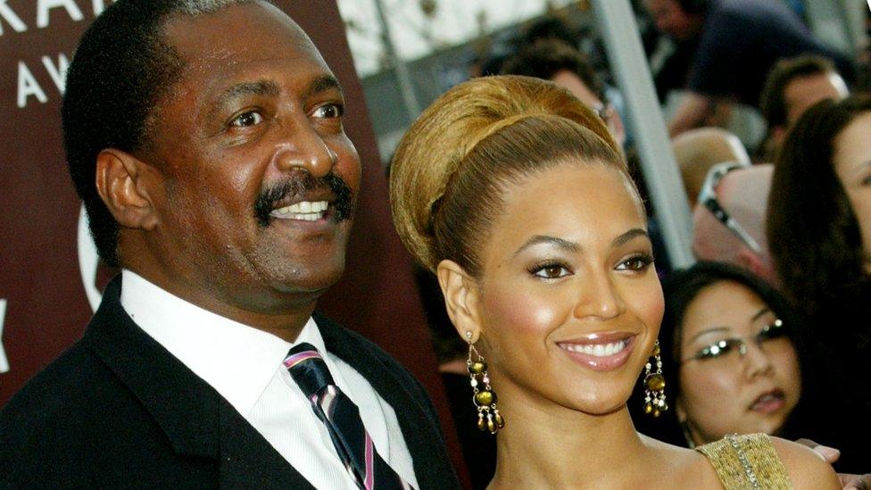 Mathew Knowles and Beyonce