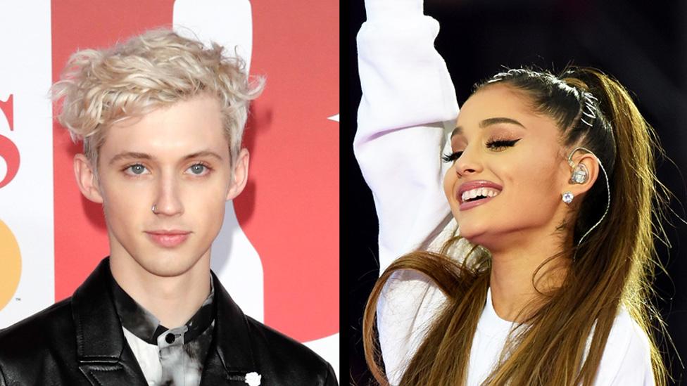 Troye Sivan and Ariana Grande