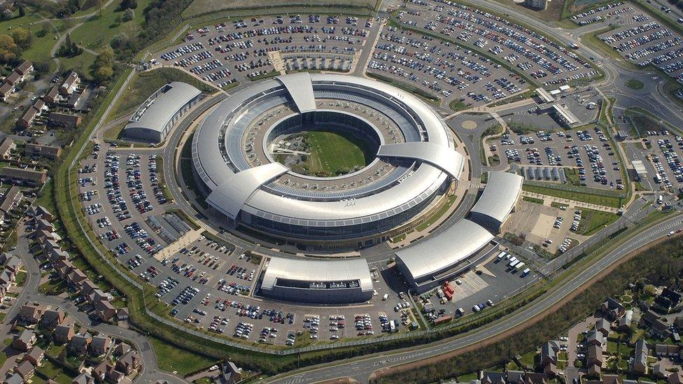 Government Communication Headquarters (GCHQ) in Cheltenham