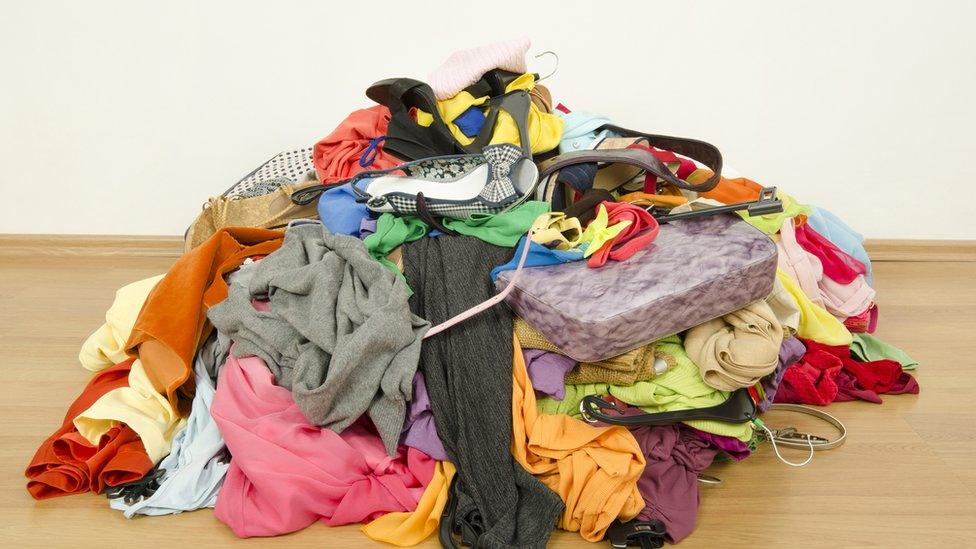 pile of clothes