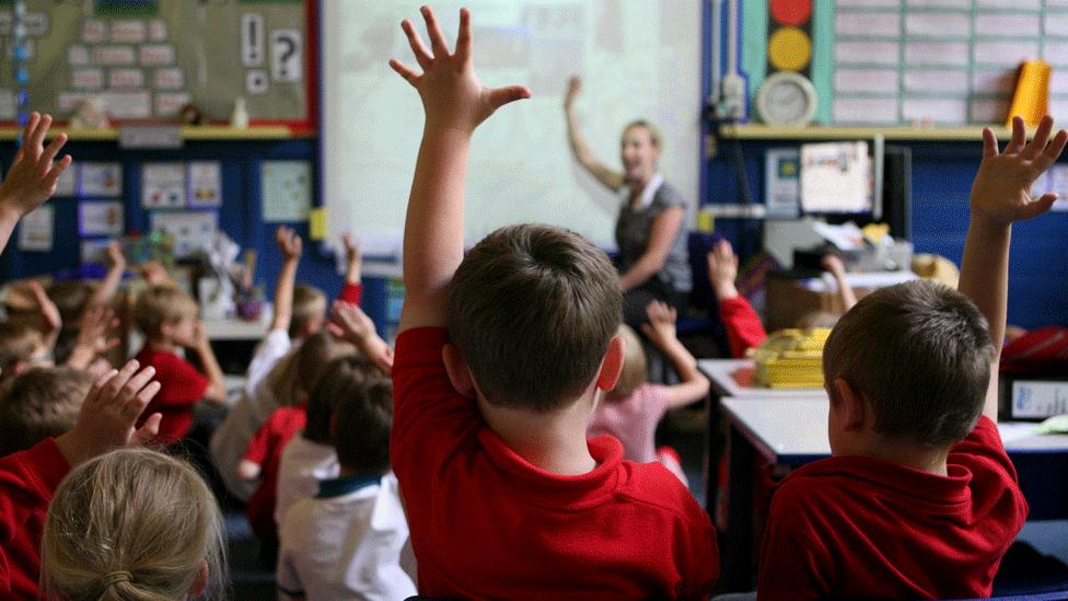 Classroom of children