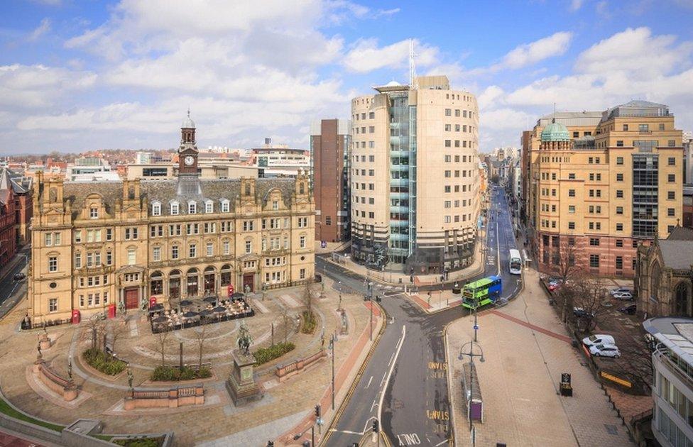 City Square in Leeds