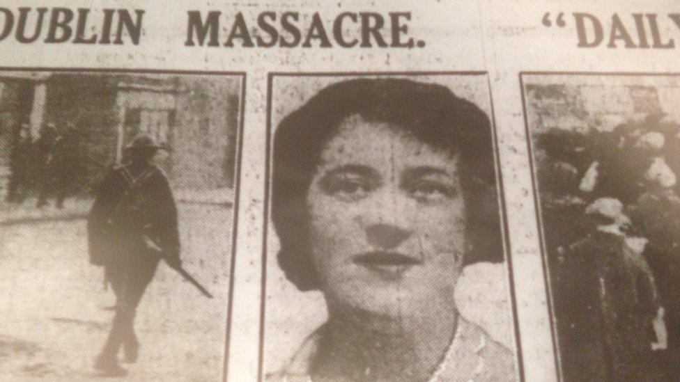 A photo of Jane Boyle appeared in newspaper coverage of Bloody Sunday