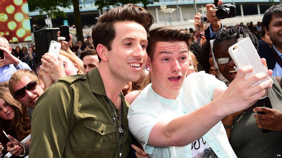 Nick Grimshaw at the London auditons