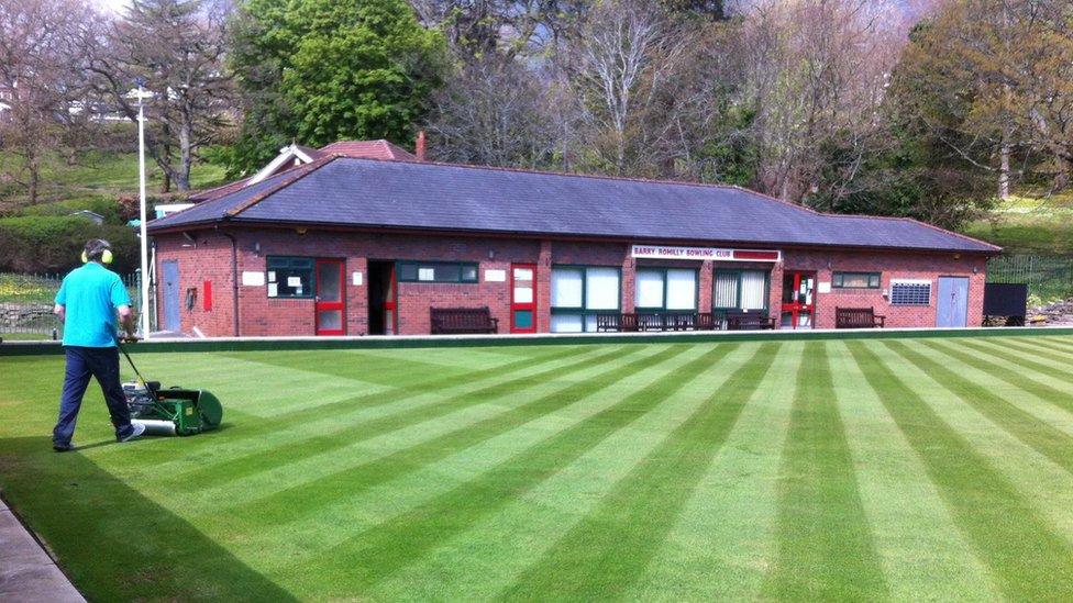 Romilly Bowls Club in Barry