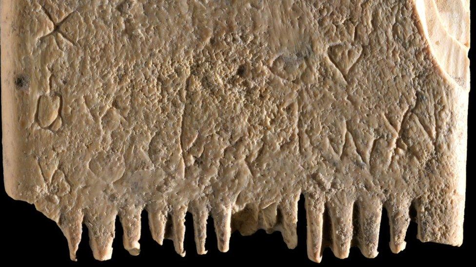 Ancient nit comb.
