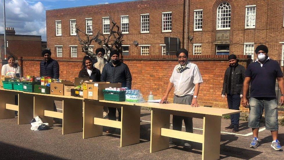 Food bank staff