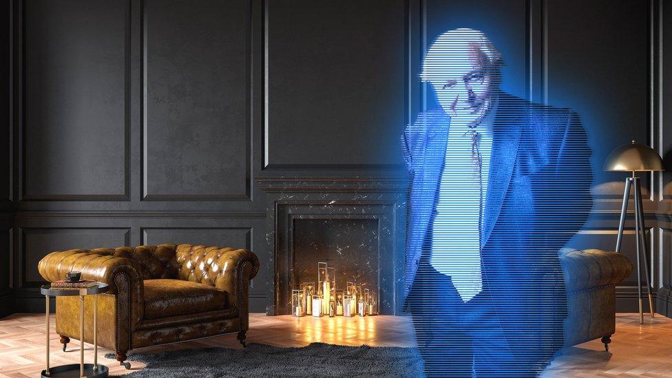 Sir David Attenborough hologram