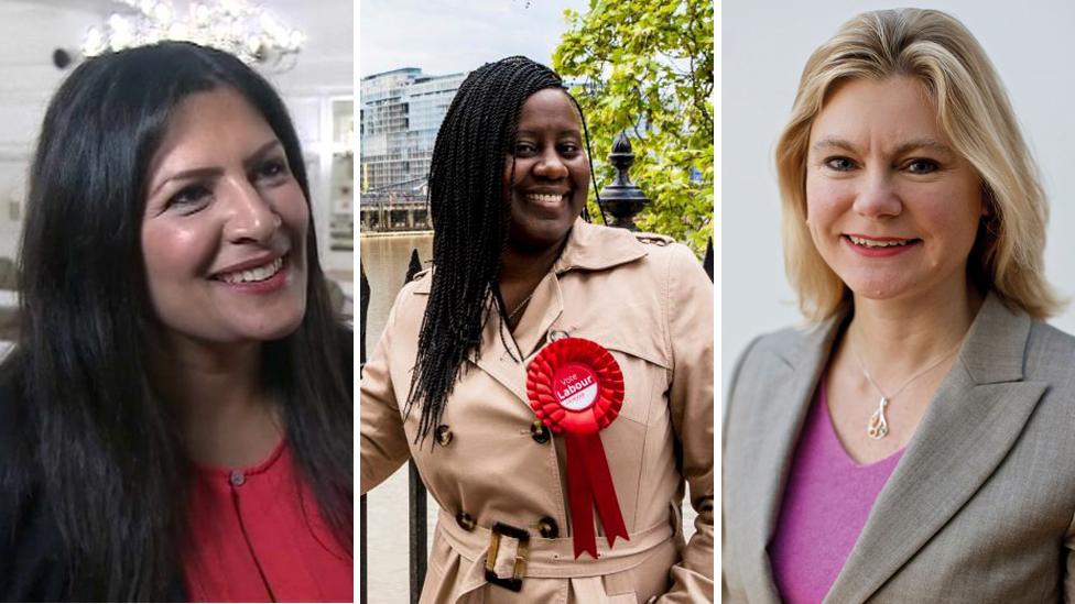 Preet Gill, Marsha De Cordova, Justine Greening