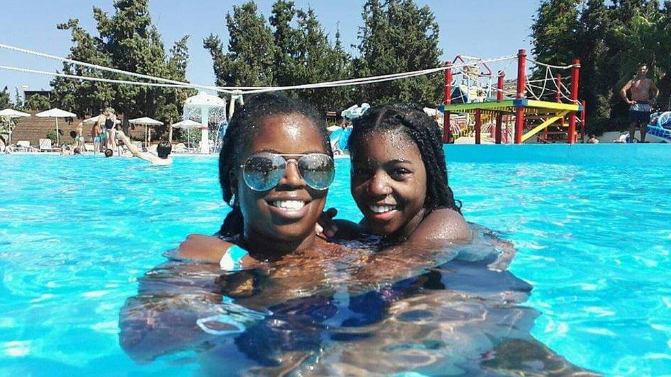 Keisha Omojowo-Howe and Kejai Terrelonge