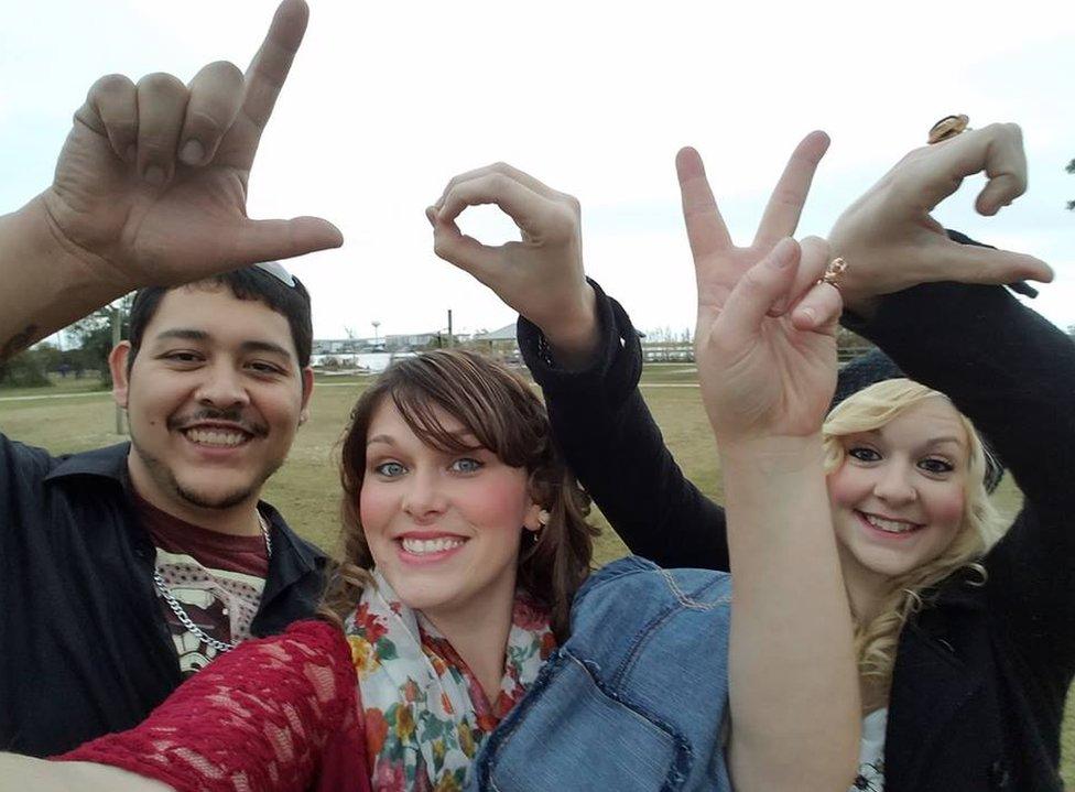 Manny and DeAnna Rivas with Melissa James