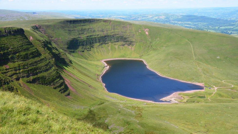 Dai Phillips, from Milford Haven, enjoyed a walk around Llyn Y Fan Fach on the border of the Black Mountain in Carmarthenshire