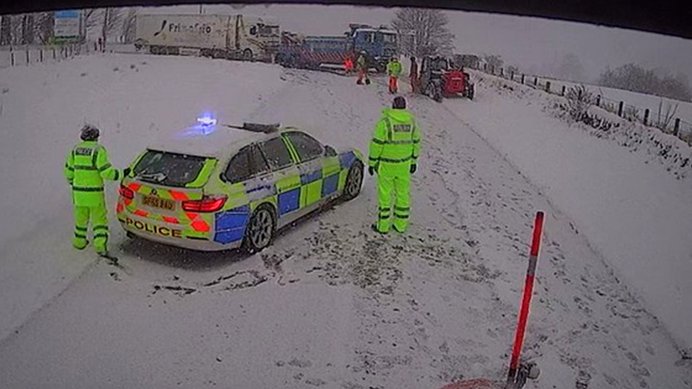 lorry at Pathhead