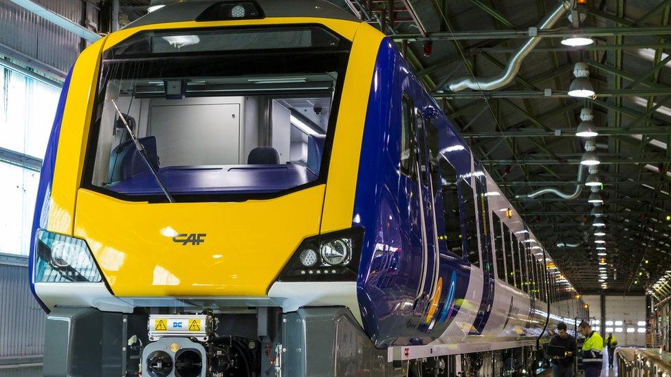 New Northern trains at the factory