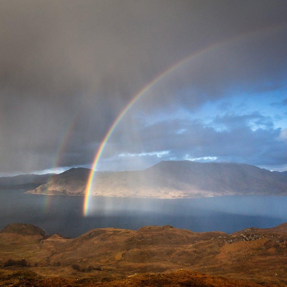 Hailbow over Loch Nevis and Knoydart