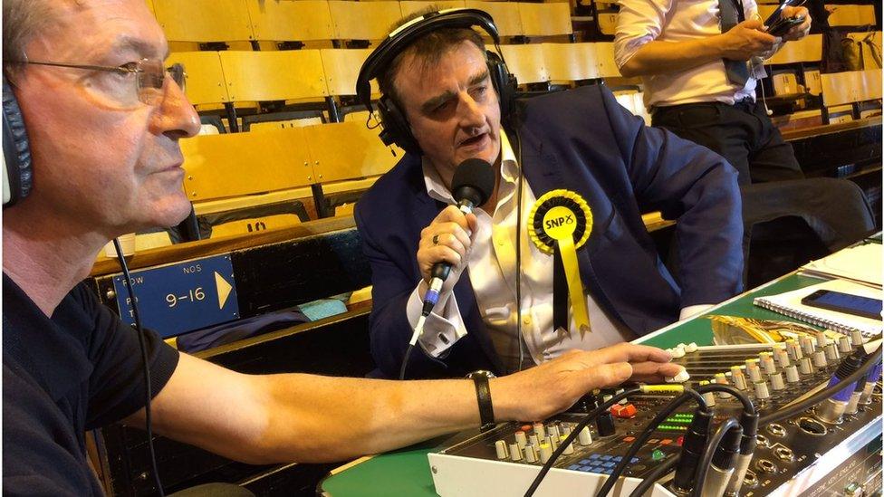 Tommy Sheppard speaking on Radio Scotland