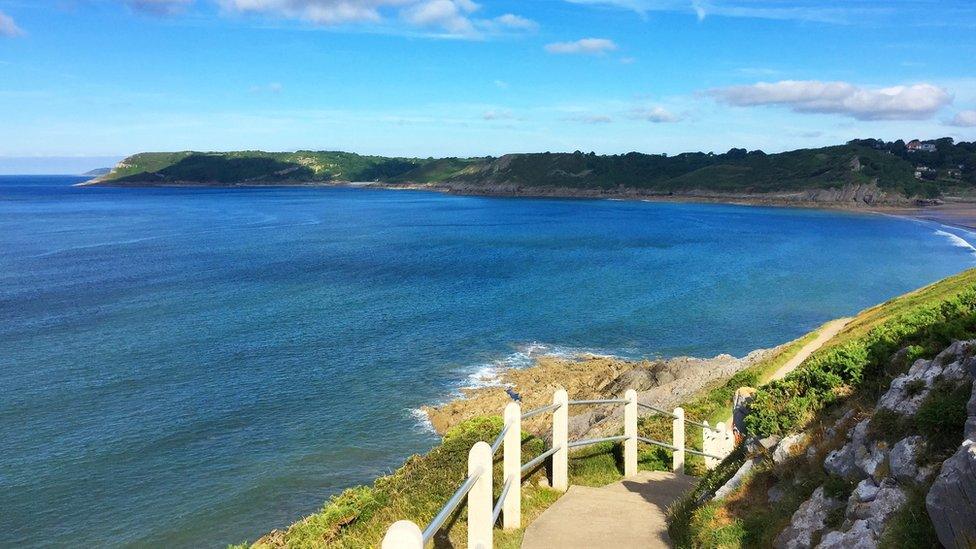 Langland to Caswell coastal path