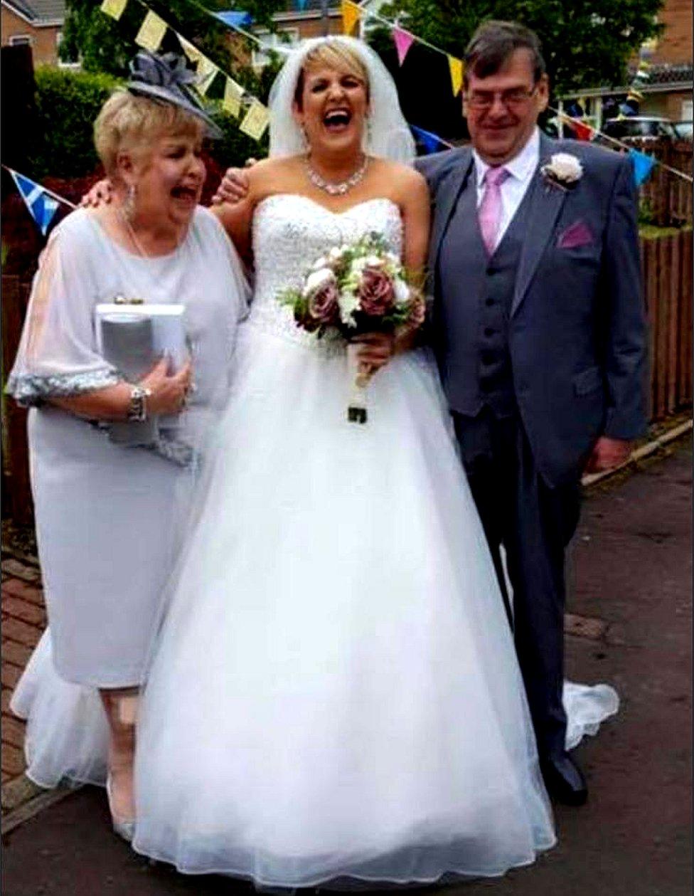 Edith and Donald McCracken with their daughter Denise in happier times