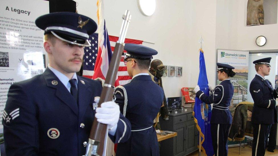 A US Air Force Honor Guard