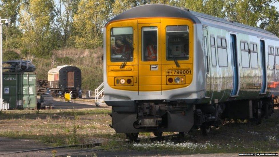 Hydrogen-powered train