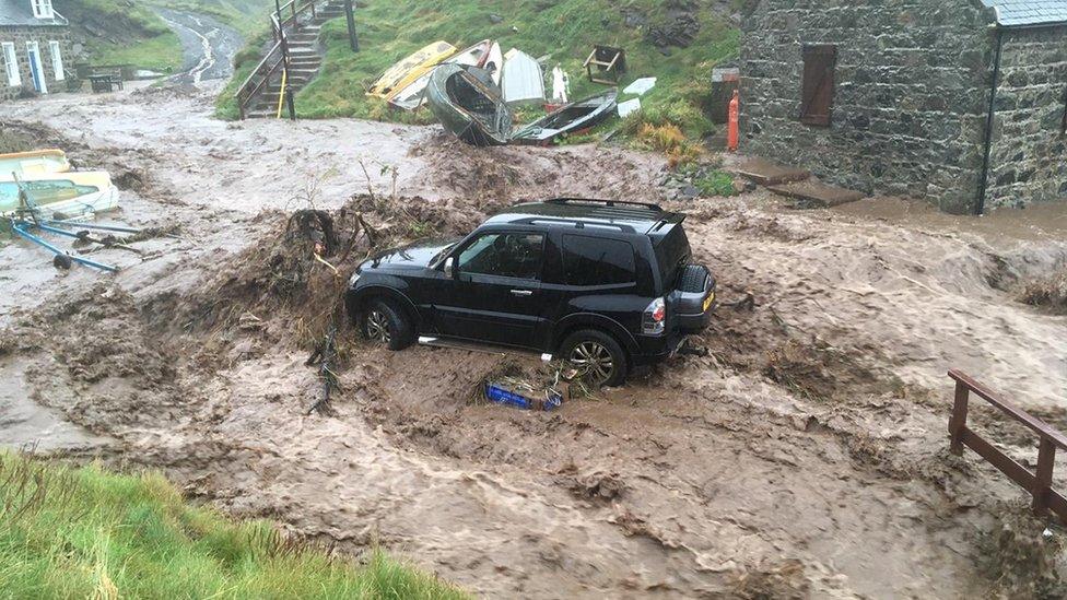 Crovie flooding