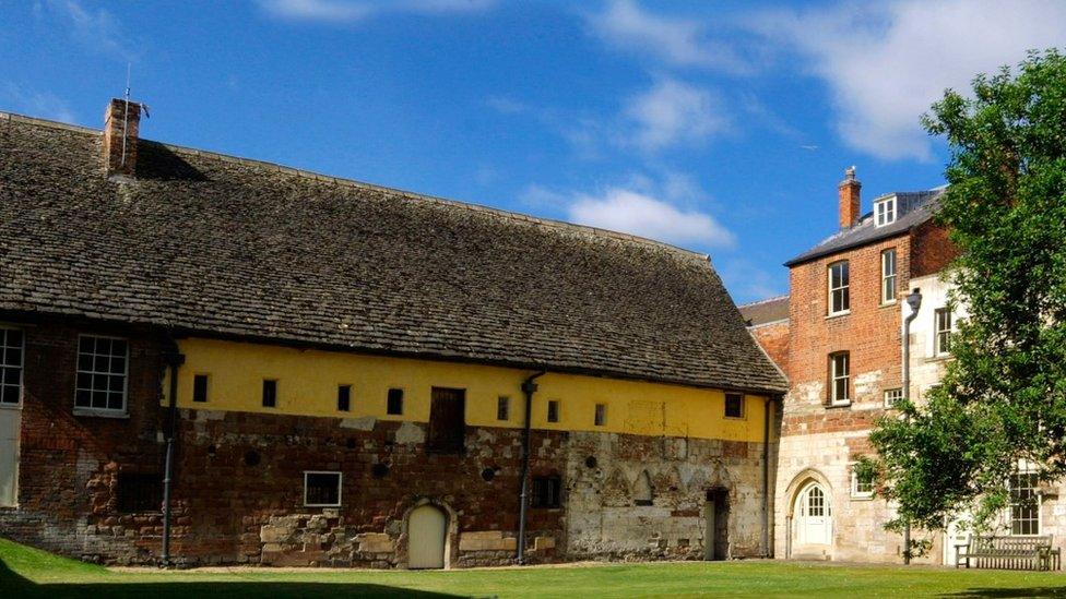 Exterior of the the 13th Century Blackfriars Priory