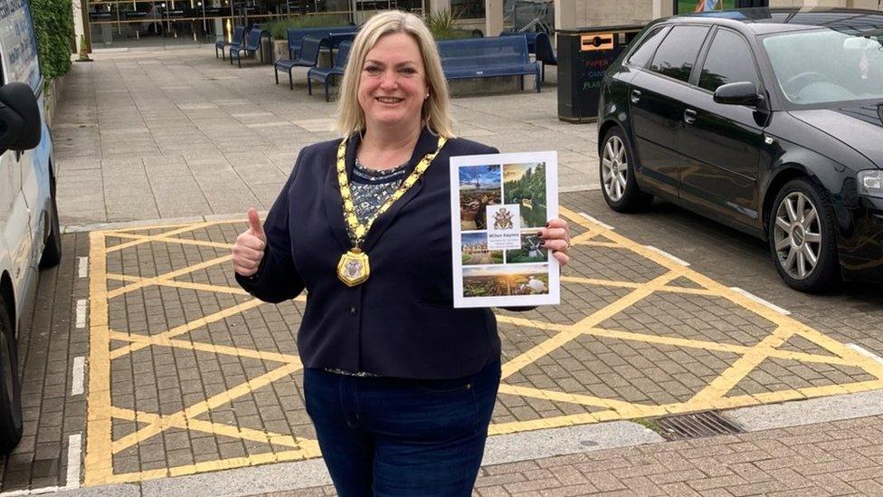 The mayor of Milton Keynes, Conservative councillor Amanda Marlow