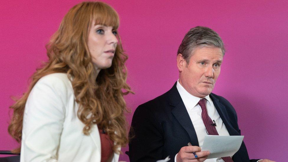 Angela Rayner and Keir Starmer