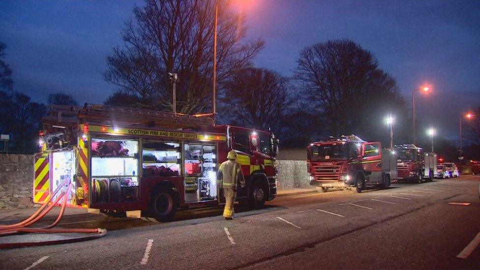 Liberton school blaze