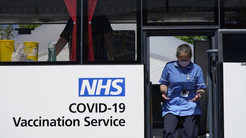 COVID BUS TESTING FACILITY