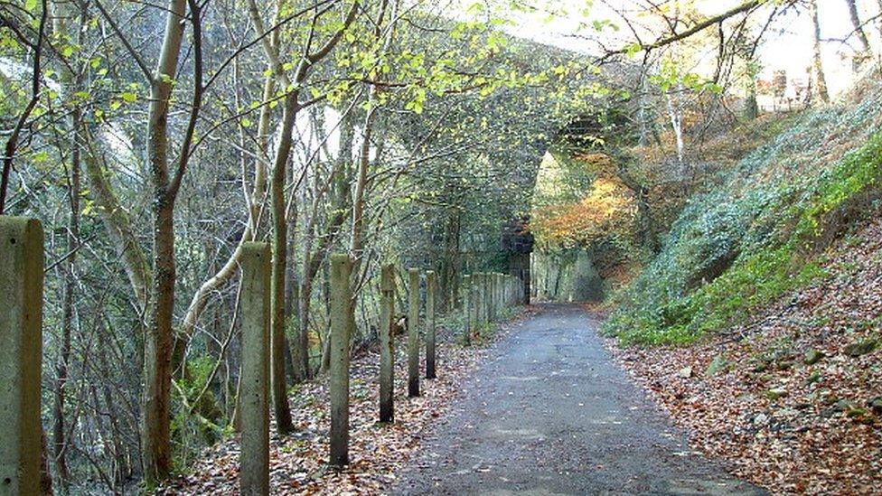 The Taff Trail tramway