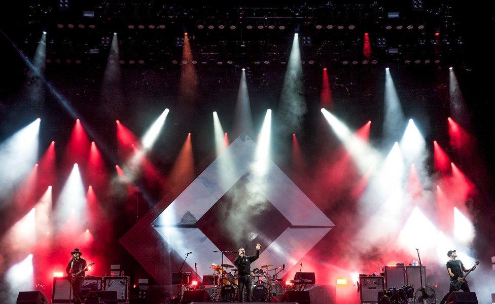 System Of A Down on stage