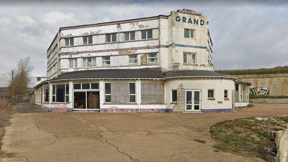 Grand Hotel building in Sandown