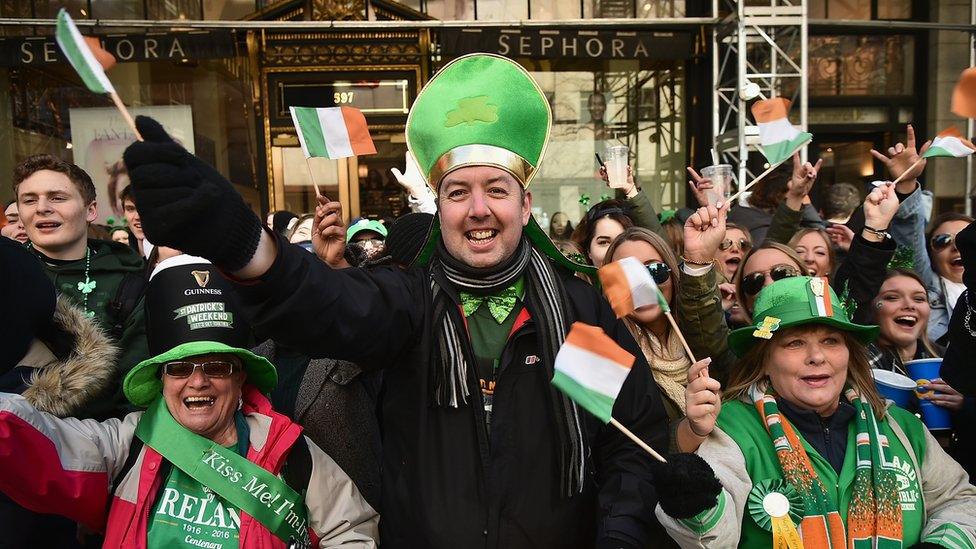 New York City's Irish diaspora were out in force for Friday's parade