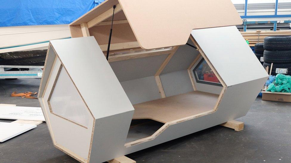 Outdoor sleeping pod online