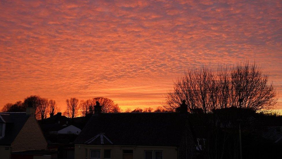 Kilbarchan sunset