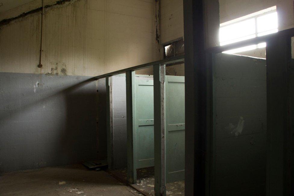 Deborah says: "This is one of my favourite image of the whole series. It is of the old ladies changing room. It just looks like its stopped in time. "