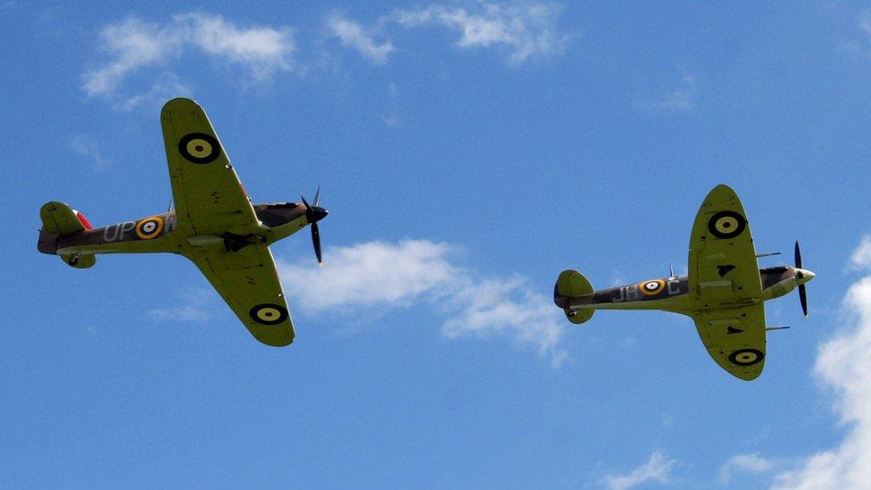 Hurricane and Spitfire