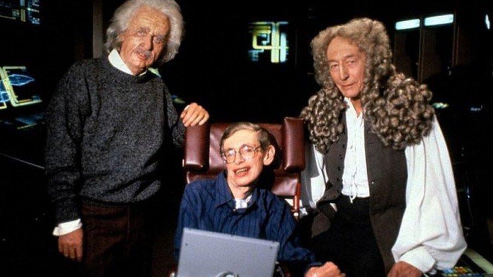 Stephen Hawking appears in Star Trek